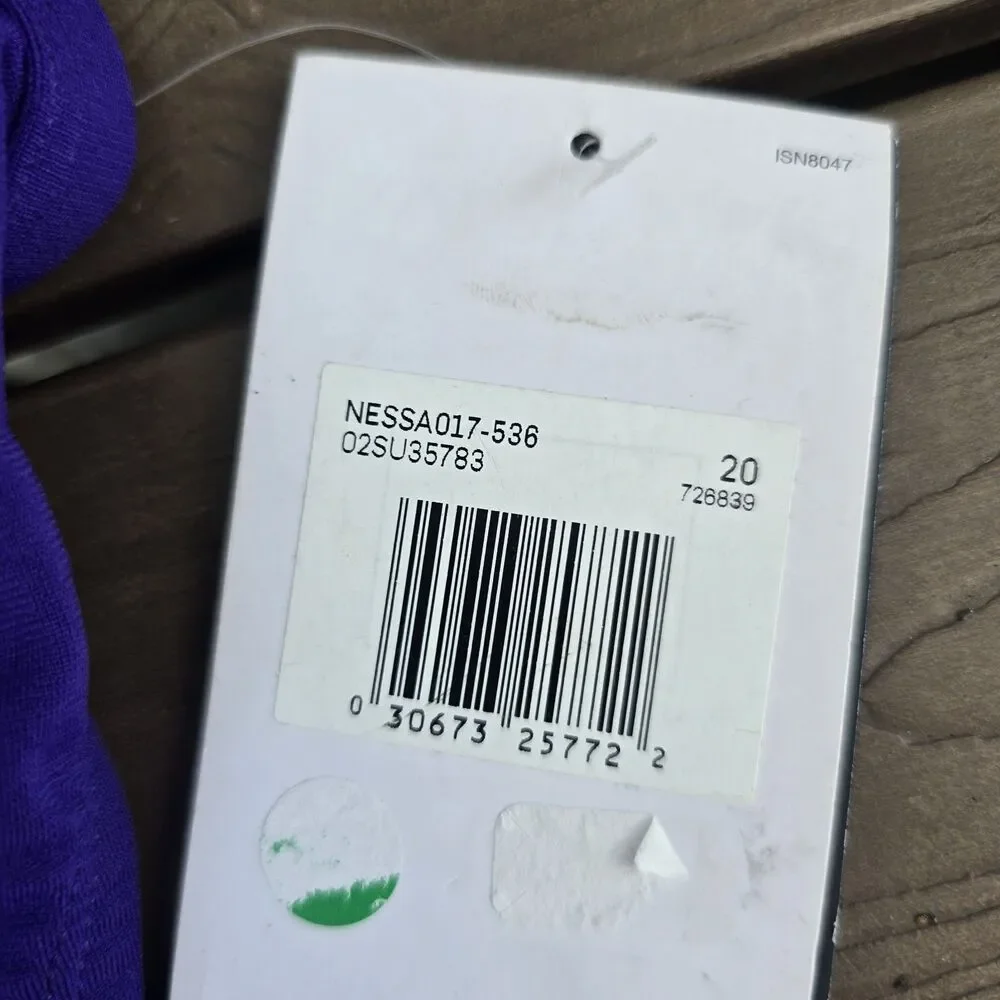 Nike Youth Girl's Solid Royal Purple Racerback One Piece Swim Suit Sz 20 New